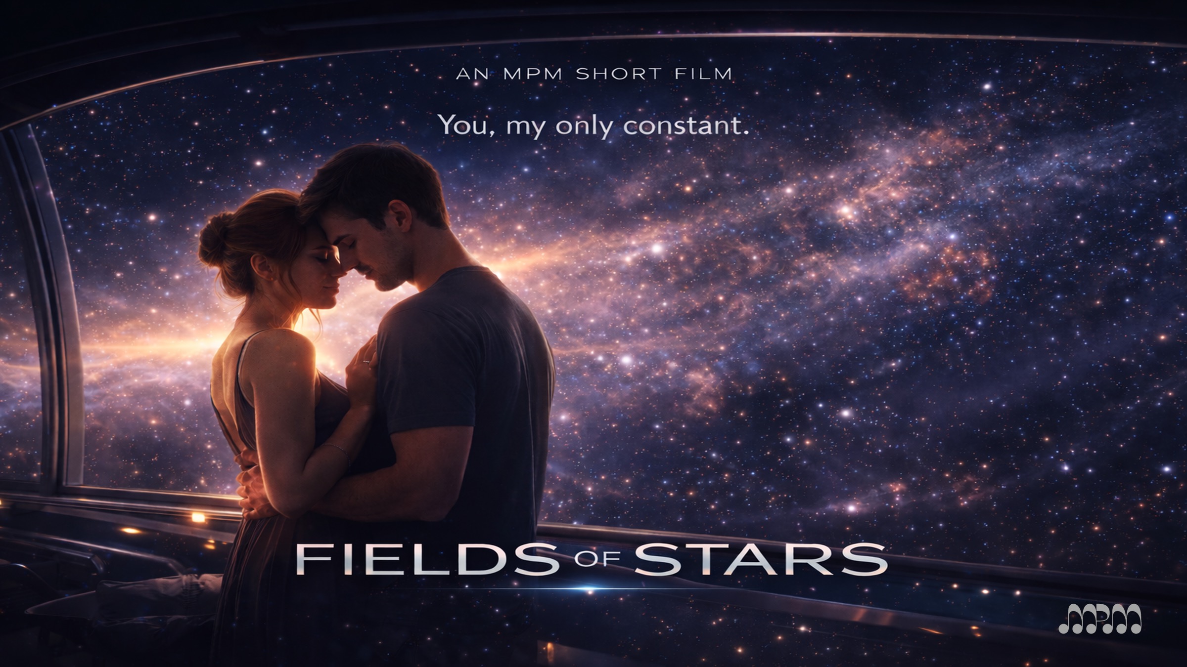 Landscape poster for Fields of Stars, a cinematic musical short film by MPM Productions.