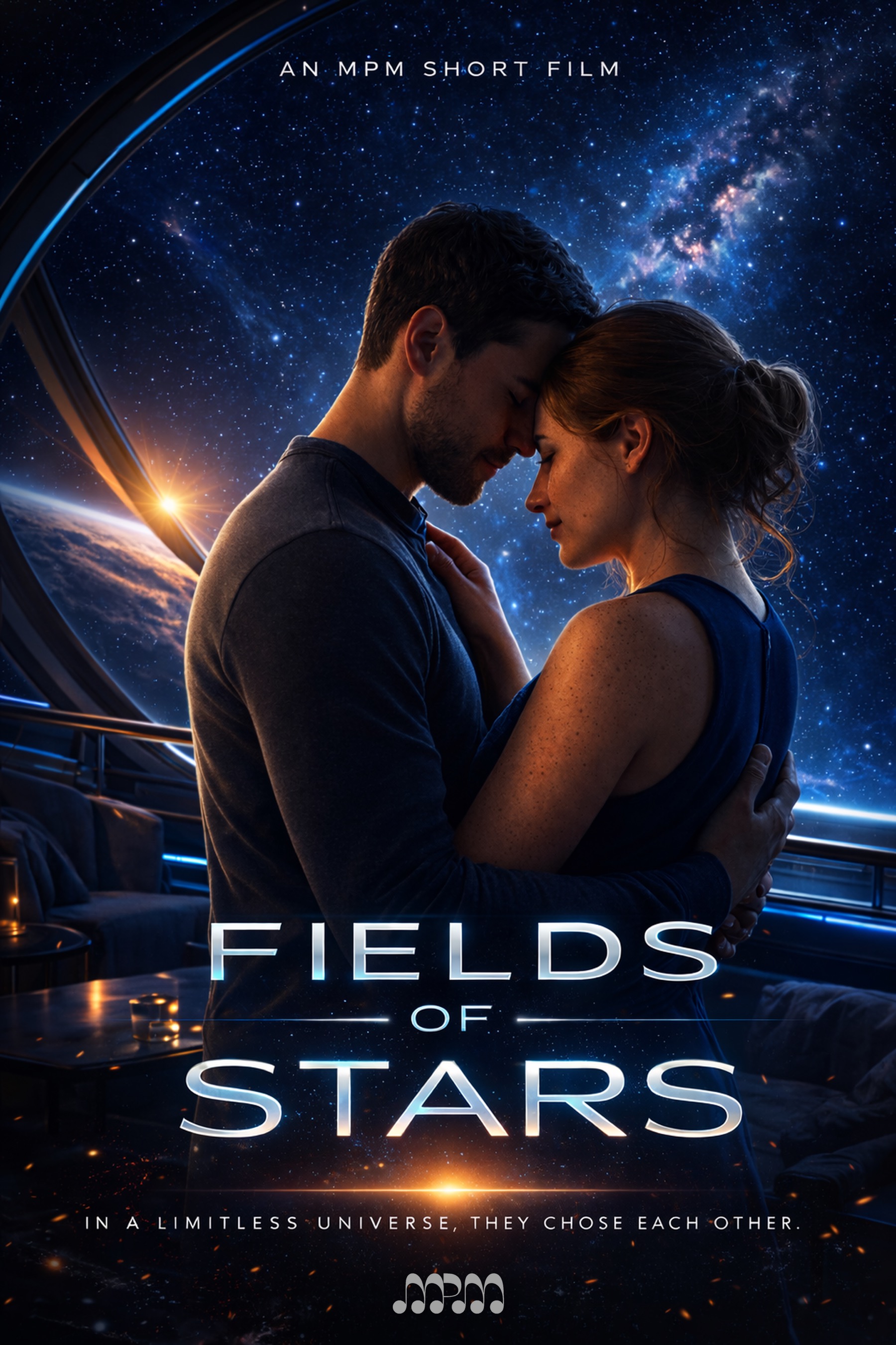 Portrait poster for Fields of Stars, featuring the film title and MPM Productions branding.