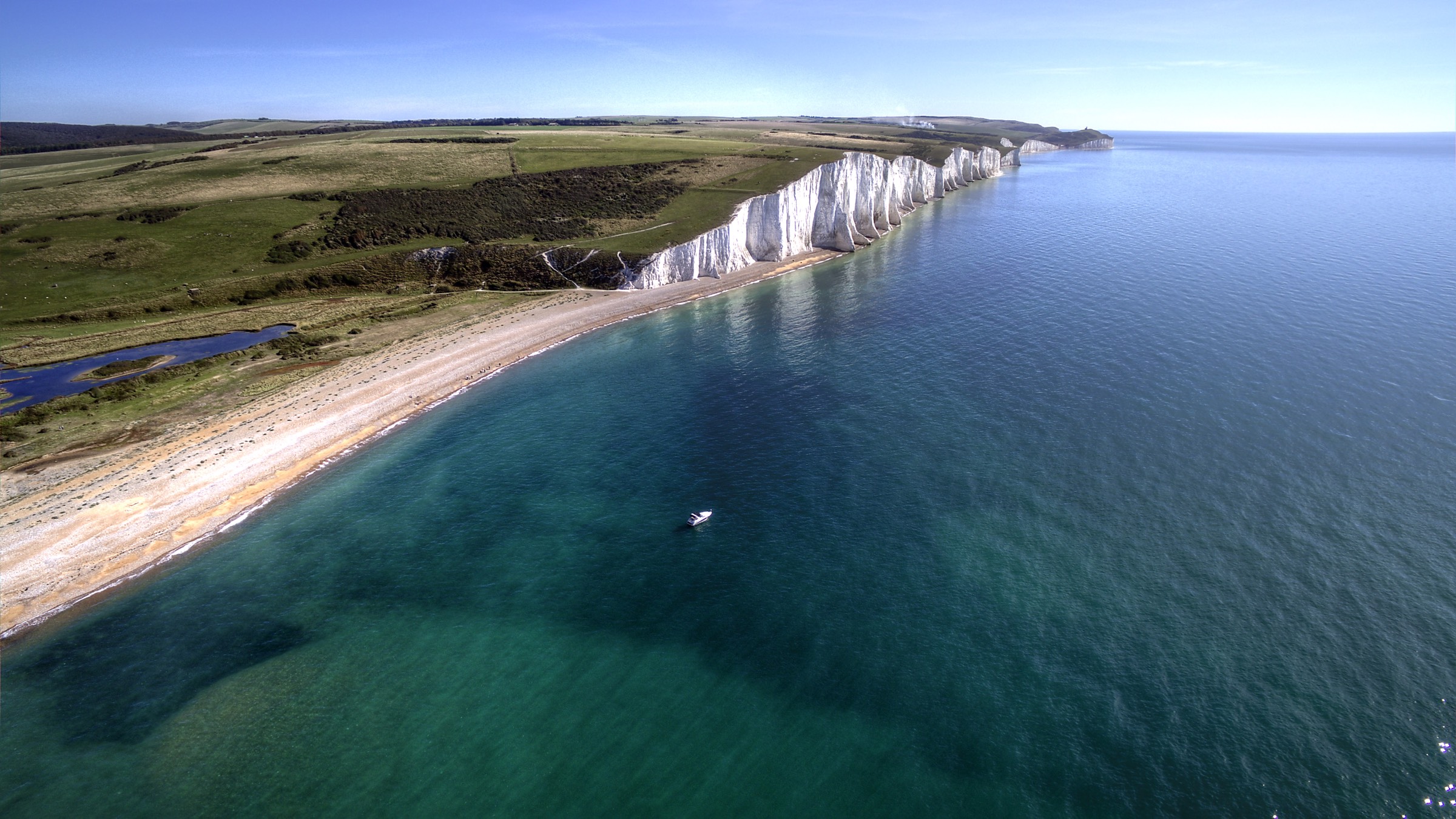 Cuckmere Haven and the Seven Sisters photographed by Marc Pinter.