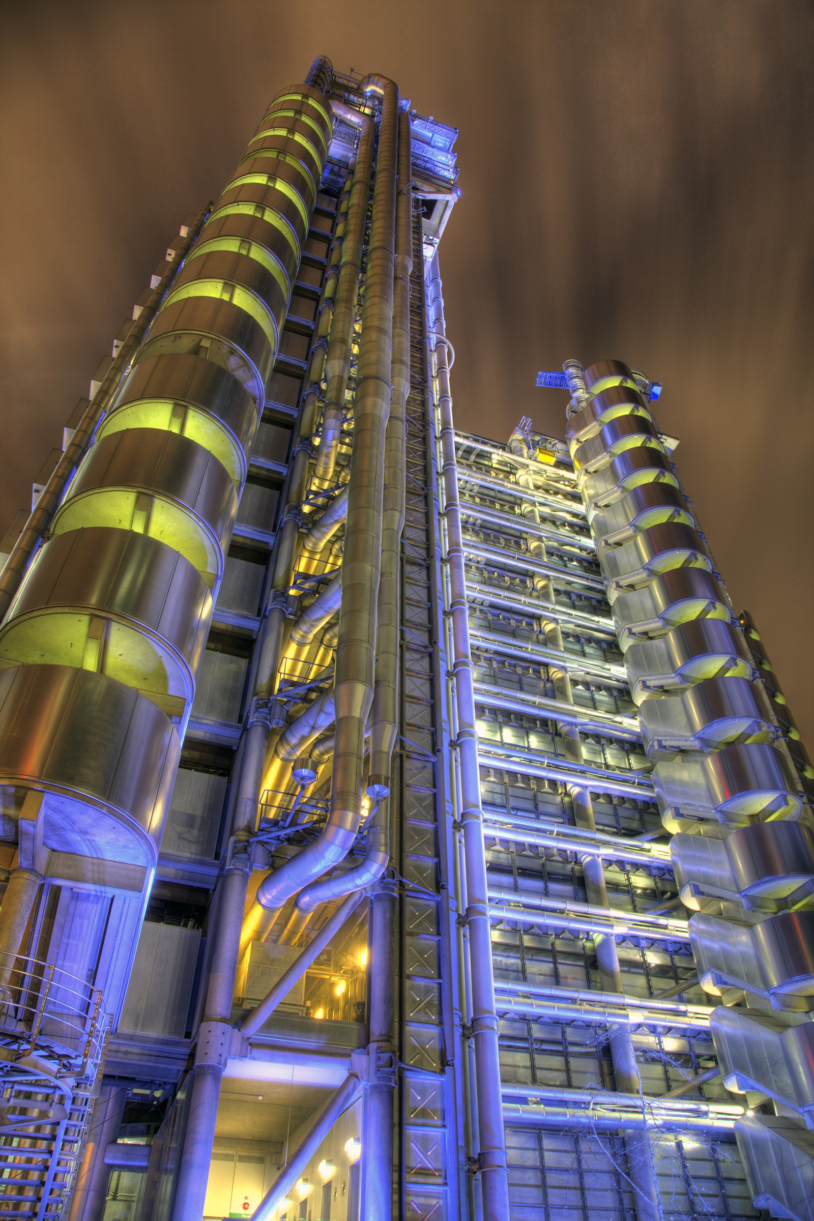 Lloyd's Building in London photographed by Marc Pinter.